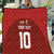 Custom Wales Rugby-The Three Feathers Quilt Go Champions
