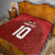 Custom Wales Rugby-The Three Feathers Quilt Go Champions