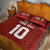 Custom Wales Rugby-The Three Feathers Quilt Bed Set Go Champions