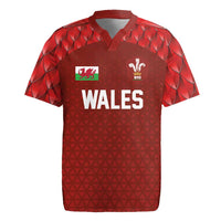 Custom Wales Rugby-The Three Feathers Rugby Jersey Go Champions