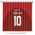 Custom Wales Rugby-The Three Feathers Shower Curtain Go Champions