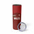 Custom Wales Rugby-The Three Feathers Skinny Tumbler Go Champions