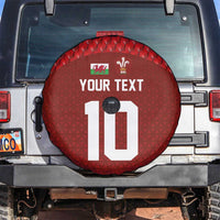 Custom Wales Rugby-The Three Feathers Spare Tire Cover Go Champions