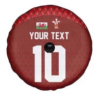 Custom Wales Rugby-The Three Feathers Spare Tire Cover Go Champions