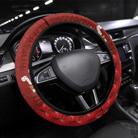 Wales Rugby-The Three Feathers Steering Wheel Cover Go Champions