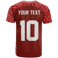 Custom Wales Rugby-The Three Feathers T Shirt Go Champions