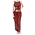 Custom Wales Rugby-The Three Feathers Tank Maxi Dress Go Champions