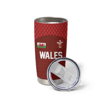 Custom Wales Rugby-The Three Feathers Tumbler Cup Go Champions