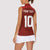 Custom Wales Rugby-The Three Feathers Women Sleeveless Polo Shirt Go Champions