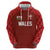 Custom Wales Rugby-The Three Feathers Zip Hoodie Go Champions