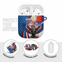 Philippines and United States Semiquincentennial AirPods Case Eagle and National Flag Style