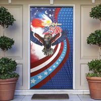 Philippines and United States Semiquincentennial Door Cover Eagle and National Flag Style
