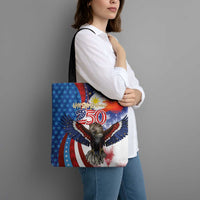Philippines and United States Semiquincentennial Tote Bag Eagle and National Flag Style