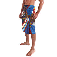 American Samoa and United States Semiquincentennial Lavalava Bald Eagle with National Flag Style
