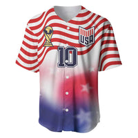 Custom United States Soccer Baseball Jersey American Flag Sporty Style