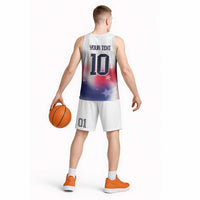 Custom United States Soccer Basketball Jersey American Flag Sporty Style