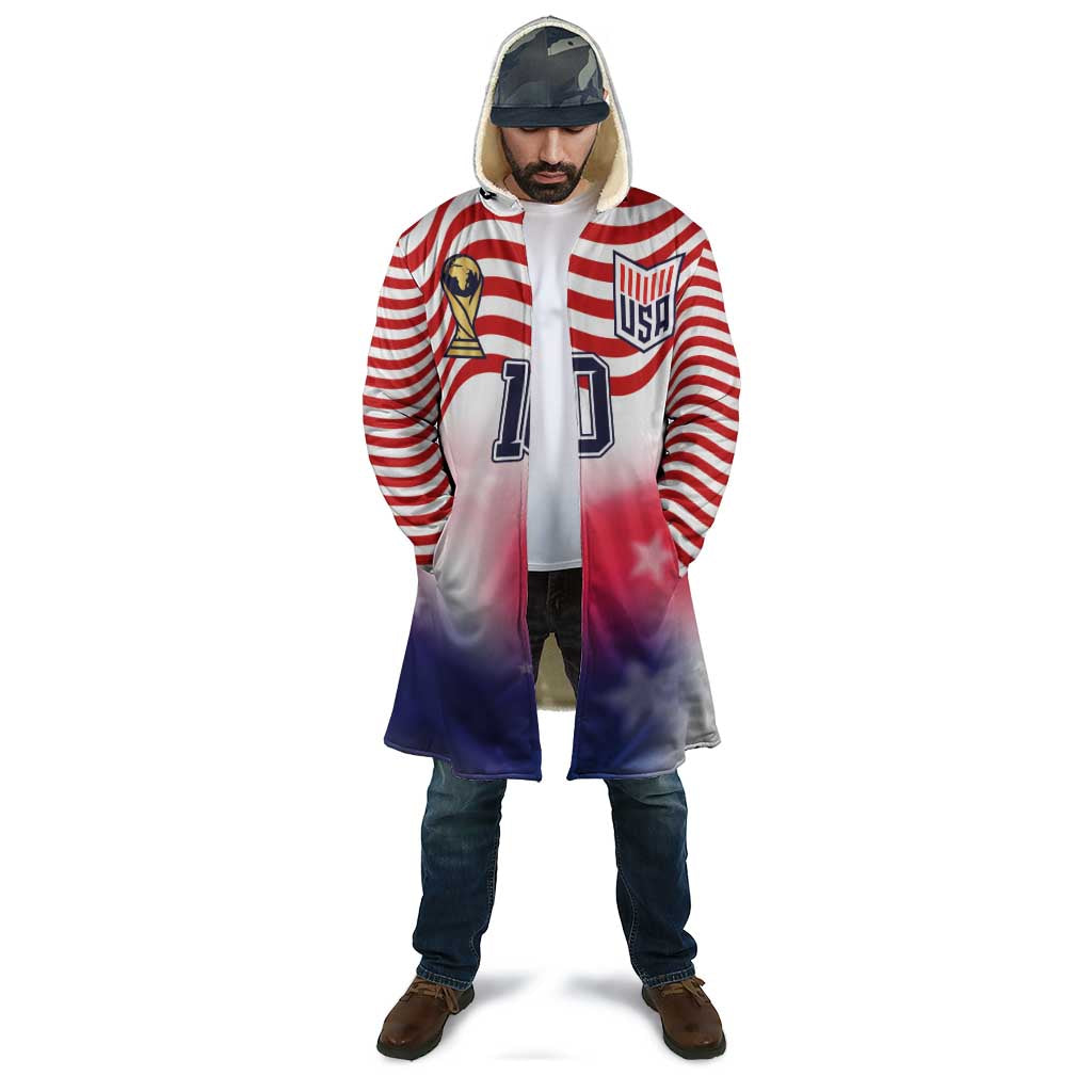 Custom United States Soccer Cloak American Flag Sporty Style