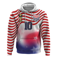Custom United States Soccer Hoodie American Flag Sporty Style