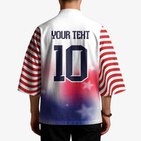 Custom United States Soccer Kimono American Flag Sporty Style