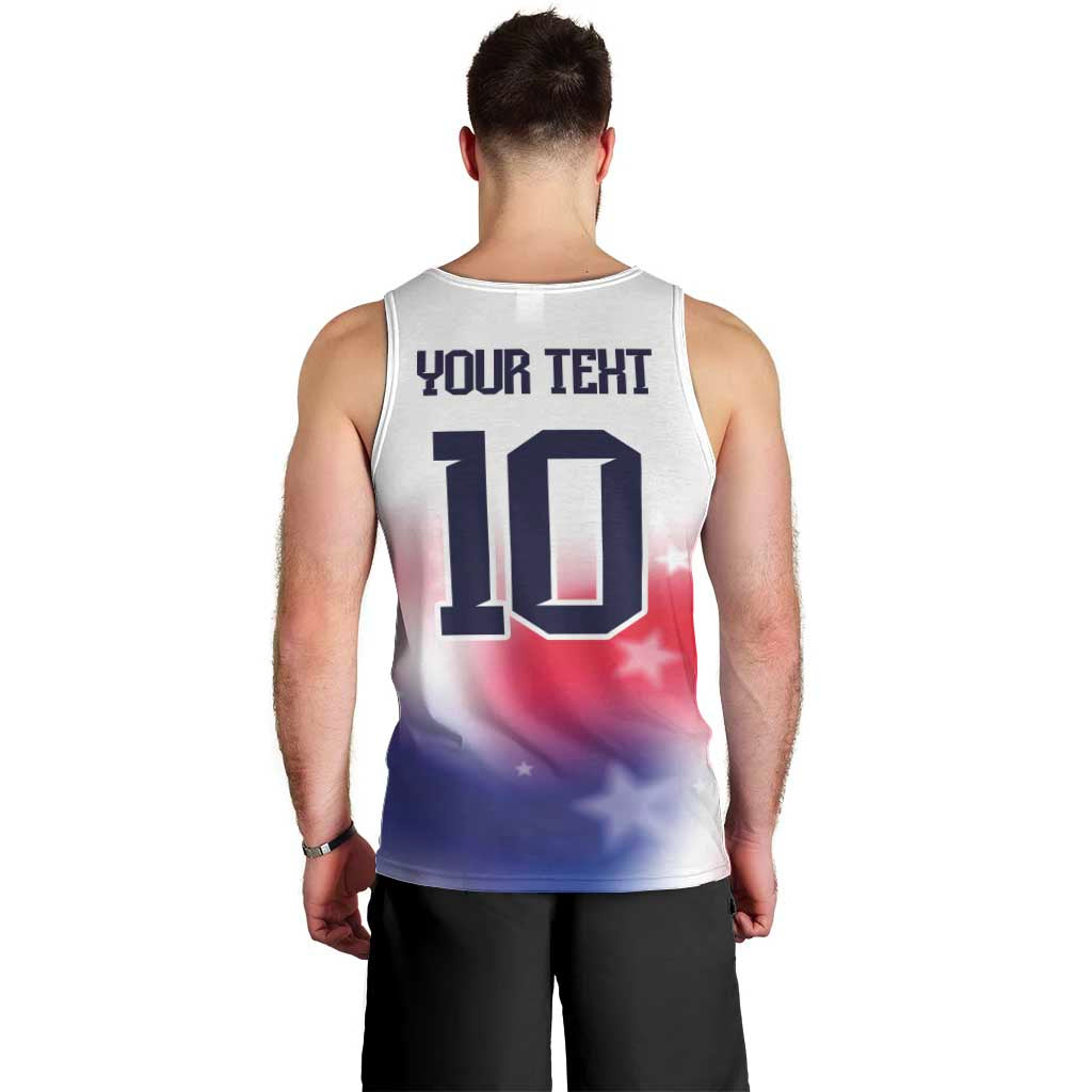 Custom United States Soccer Men Tank Top American Flag Sporty Style