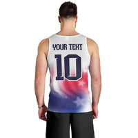Custom United States Soccer Men Tank Top American Flag Sporty Style