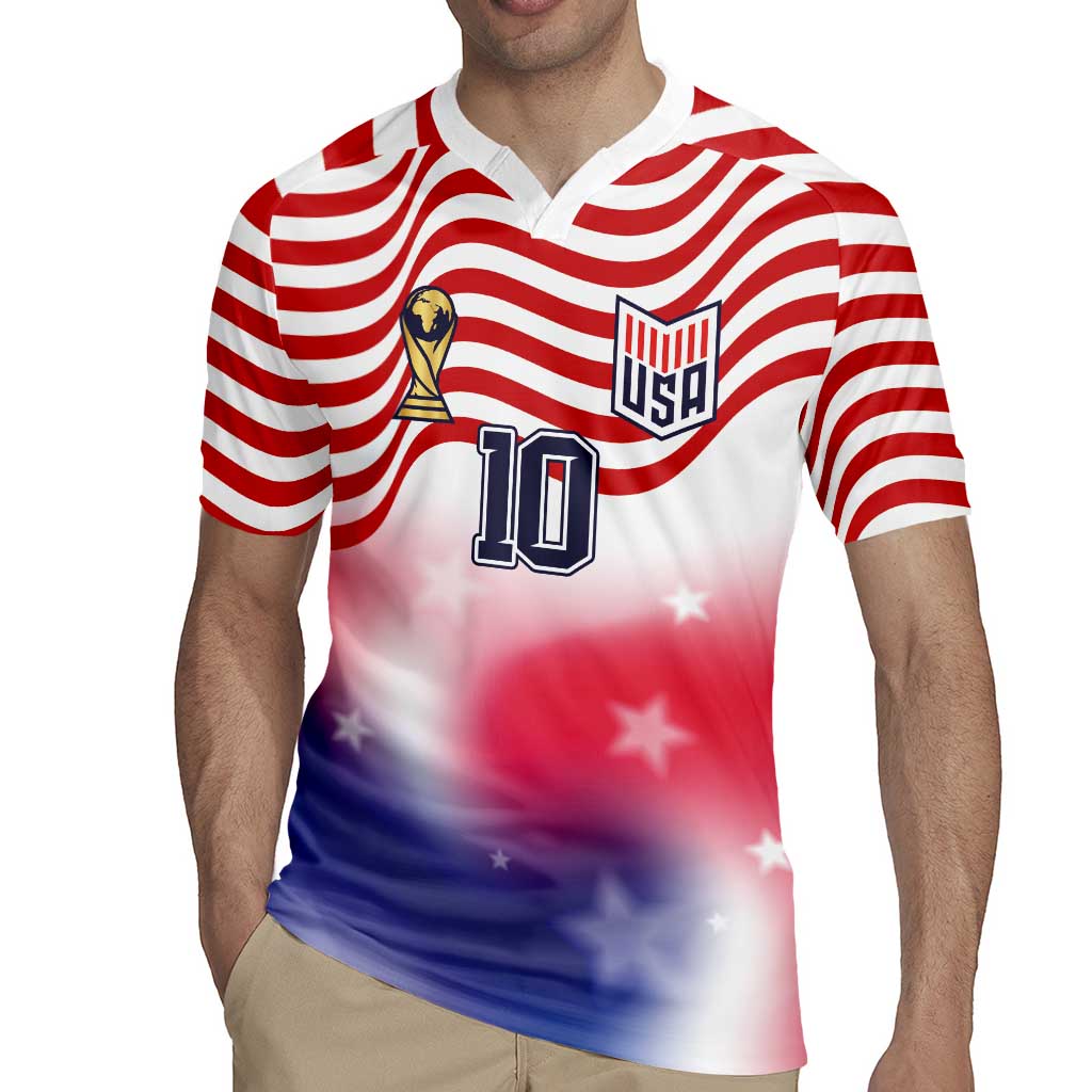 Custom United States Soccer Rugby Jersey American Flag Sporty Style