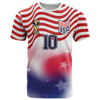 Custom United States Soccer T Shirt American Flag Sporty Style