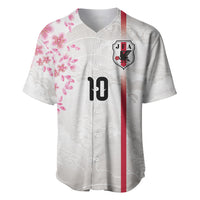 Custom Japan National Football Baseball Jersey Cherry Blossom Sakura Wave Traditional Graphic Art
