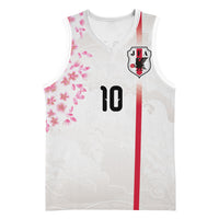 Custom Japan National Football Basketball Jersey Cherry Blossom Sakura Wave Traditional Graphic Art
