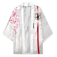 Custom Japan National Football Kimono Cherry Blossom Sakura Wave Traditional Graphic Art