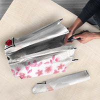 Japan National Football Umbrella Cherry Blossom Sakura Wave Traditional Graphic Art