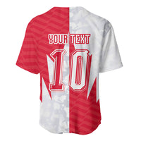 Custom USA and Canada National Football Baseball Jersey Maple Leaf Geometric and American Stripes