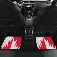 Custom USA and Canada National Football Car Mats Maple Leaf Geometric and American Stripes