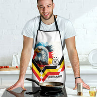 Germany National Football Apron Deutschland Eagle Watercolor Splash Geometric Flag Stripe Pattern Art
