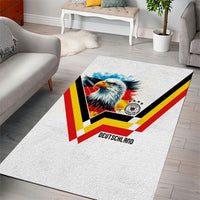 Germany National Football Area Rug Deutschland Eagle Watercolor Splash Geometric Flag Stripe Pattern Art