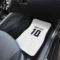 Custom Germany National Football Car Mats Deutschland Eagle Watercolor Splash Geometric Flag Stripe Pattern Art