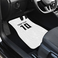 Custom Germany National Football Car Mats Deutschland Eagle Watercolor Splash Geometric Flag Stripe Pattern Art