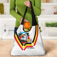 Germany National Football Grocery Bag Deutschland Eagle Watercolor Splash Geometric Flag Stripe Pattern Art