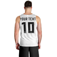Custom Germany National Football Men Tank Top Deutschland Eagle Watercolor Splash Geometric Flag Stripe Pattern Art