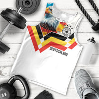 Custom Germany National Football Men Tank Top Deutschland Eagle Watercolor Splash Geometric Flag Stripe Pattern Art
