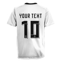 Custom Germany National Football Rugby Jersey Deutschland Eagle Watercolor Splash Geometric Flag Stripe Pattern Art
