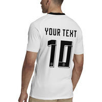 Custom Germany National Football Rugby Jersey Deutschland Eagle Watercolor Splash Geometric Flag Stripe Pattern Art