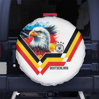 Germany National Football Spare Tire Cover Deutschland Eagle Watercolor Splash Geometric Flag Stripe Pattern Art