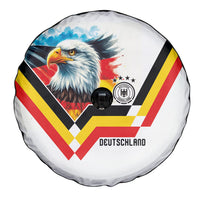 Germany National Football Spare Tire Cover Deutschland Eagle Watercolor Splash Geometric Flag Stripe Pattern Art