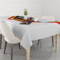Germany National Football Tablecloth Deutschland Eagle Watercolor Splash Geometric Flag Stripe Pattern Art