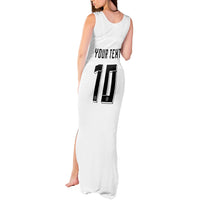 Custom Germany National Football Tank Maxi Dress Deutschland Eagle Watercolor Splash Geometric Flag Stripe Pattern Art
