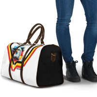 Germany National Football Travel Bag Deutschland Eagle Watercolor Splash Geometric Flag Stripe Pattern Art