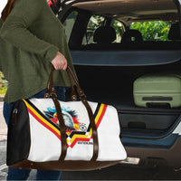 Germany National Football Travel Bag Deutschland Eagle Watercolor Splash Geometric Flag Stripe Pattern Art
