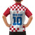 Custom Croatia Football 2024 Go Champion Family Matching Off The Shoulder Long Sleeve Dress and Hawaiian Shirt - Wonder Print Shop