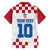 Custom Croatia Football 2024 Go Champion Family Matching Off Shoulder Short Dress and Hawaiian Shirt - Wonder Print Shop
